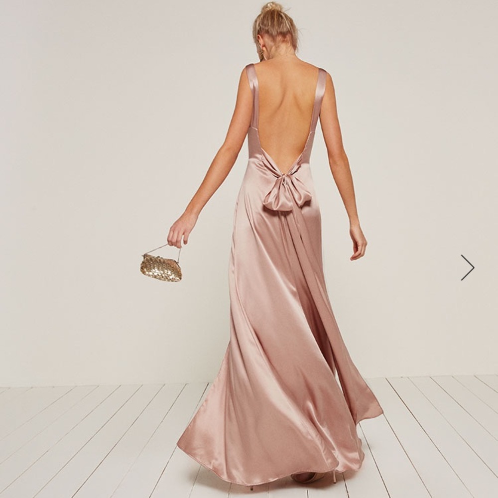 NEW! Reformation Eliana Dress in Blush.